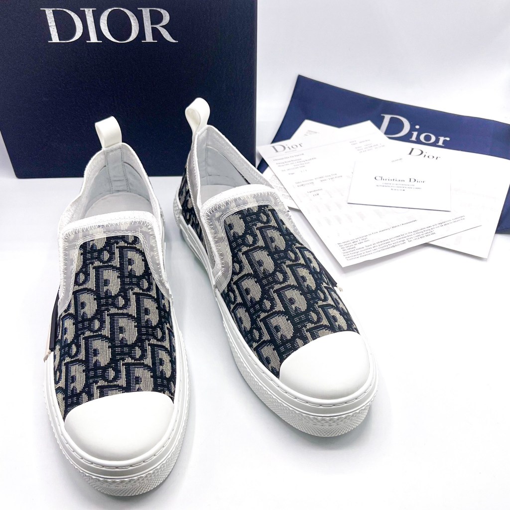 รองเท้า Dior B23 Slip On Sneakers  งานออริ งานดีสุด -