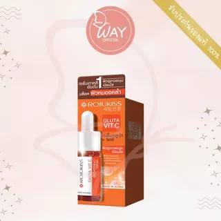 [สูตรใหม่ 15ml] Rojukiss Gluta Vit C Brightening serum 15ml โรจูคิส กลูต้า วิต ซี ไบร์ทเทนนิ่ง เซรั่ม 15ml