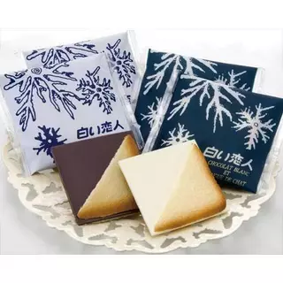 [พร้อมส่ง]Shiroi Koibito Hokkaido Premium Chocolate and White Chocolate Blancet 24 ชิ้น ไวท์ช็อกโกแลต & ช็อกโกแลต