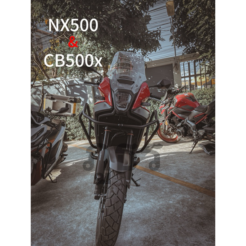แคชบาร์ภูธรM2 ชุดบน รุ่นใหม่แข็งแรงกว่าแบบเก่า ราคาเดิม สำหรับ NX500 cb500x  ทุก โฉม 2013-2024