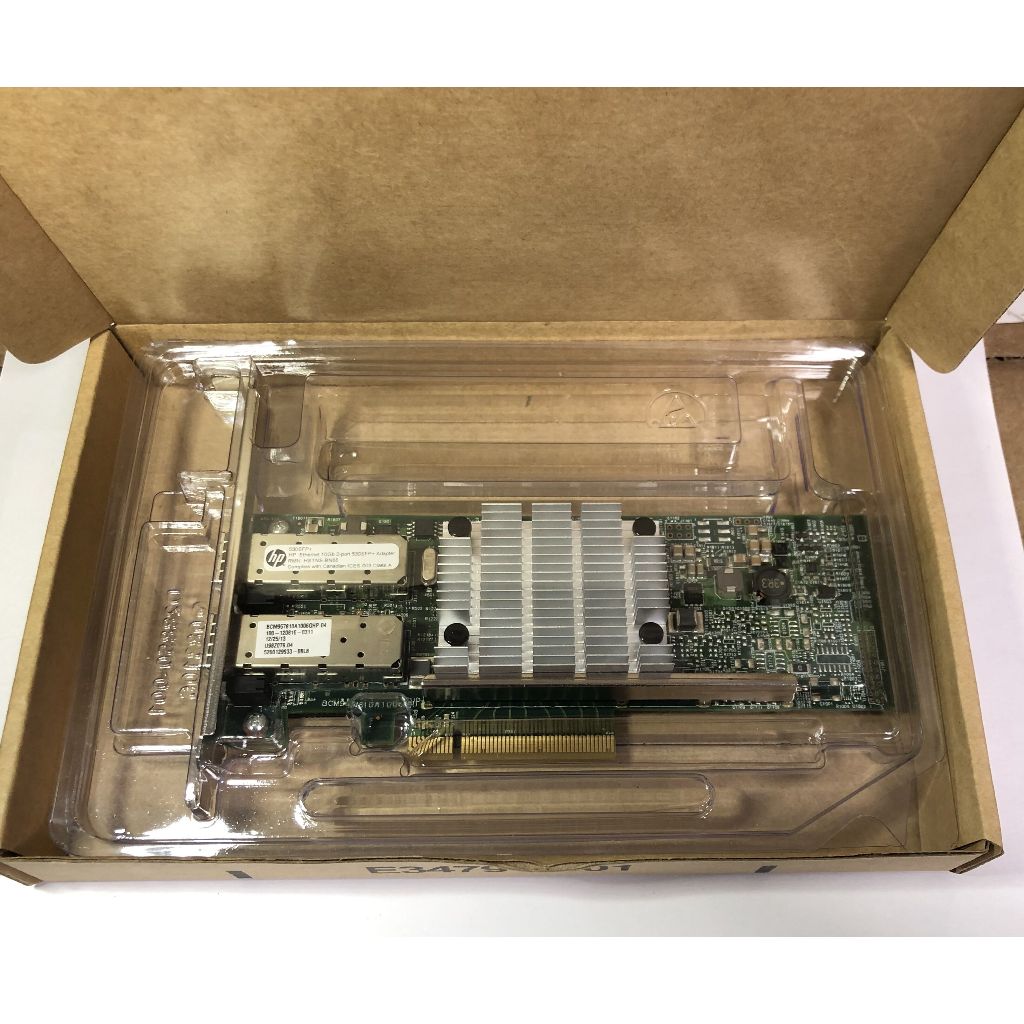 HP 652503-B21 530SFP+ 10GB Dual Port NIC Adptr 656244-001 652501-001 57810 10gb SR SFP+ transceiver 