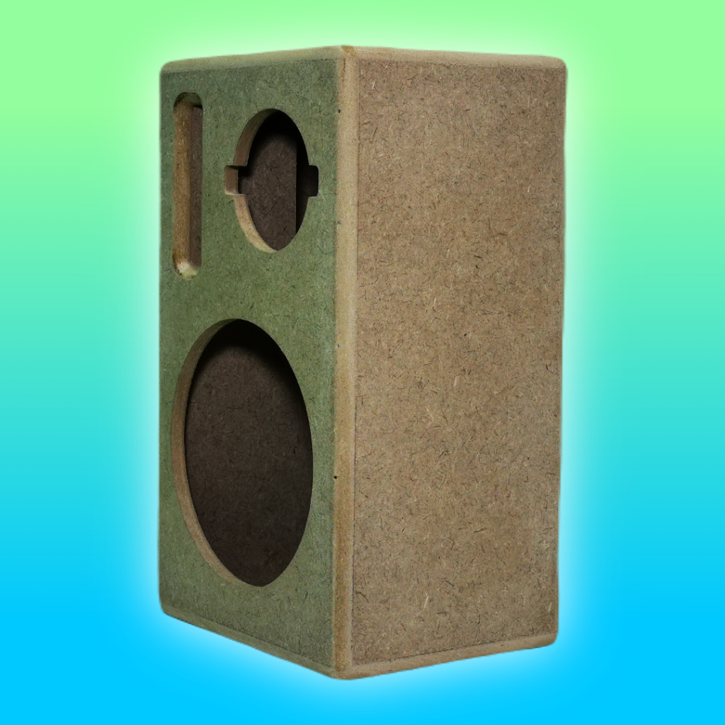 P-2ตู้ลำโพงเสียงกลาง6.5นิ้วตู้เปล่าพร้อมแท็ปต่อสายลำโพง( 1ใบ/ต่อ1คำสั่งฃื้อ)รุ่นP-2