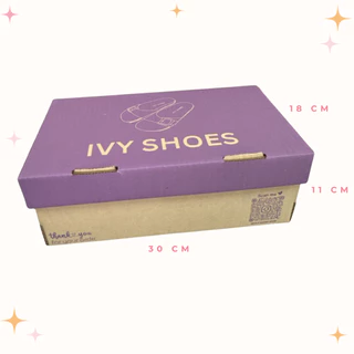 🔥กล่องรองเท้า IVY SHOES จำนวน 1 ใบ (ใส่รองเท้าได้ 1 คู่)