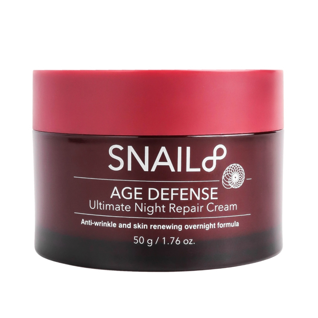 SNAIL8 Age Defense ultimate Night Repair cream [สเนลเอท เอจ ดีเฟนซ์ อัลทิเมท ไนท์ รีแพร์ ครีม 60g.]