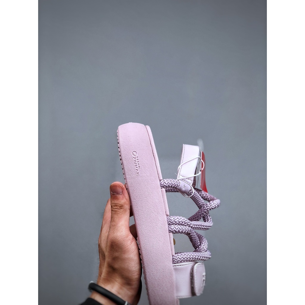 รองเท้าแตะคอลเลกชัน FILA Philomoden, โดนัท 2022 ฤดูร้อนใหม่รองเท้าชายหาดหนาแต่เพียงผู้เดียวรองเท้าลำ