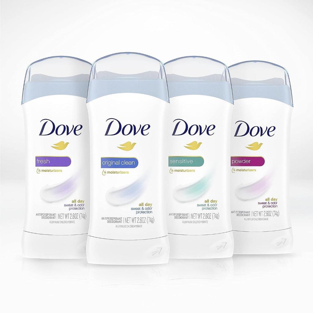 พร้อมส่ง Dove, Invisible Solid Deodorant, 2.6 oz (74 g)