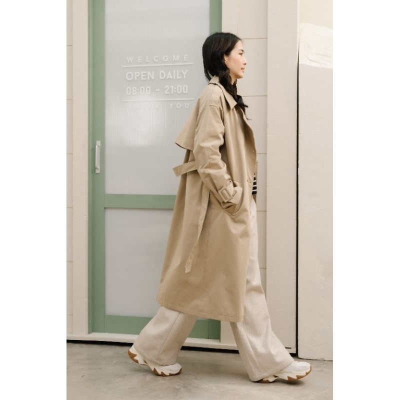 Betta Trench coat - Snowbegins เสื้อโค้ทกันหนาว เสื้อโค้ทผู้ชาย เสื้อโค้ทผู้หญิง