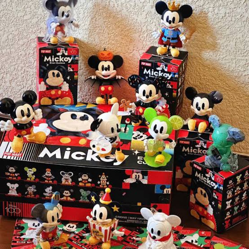 🎡พร้อมส่ง 🎡 POPMART Disney Anniversary 100th Mickey Curious Unbounded Series 🎡แบบเลือกตัวได้ แท้ 💯%