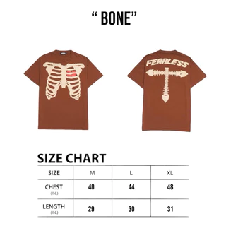 Fearless เสื้อยืดแขนสั้น Bone T-Shirt