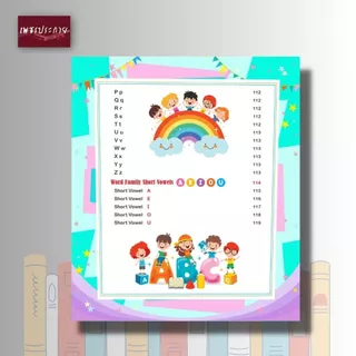 หนังสือ Phonics for kids Level 2 โฟนิกส์สำหรับเด็กระดับกลาง Long Vowels & Word Family (พิมพ์ครั้งที่ 2)