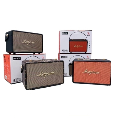ลำโพงบลูทูธ MN-200 รองรับ AUX/TF/USB เสียงเบสแน่น มีหูหิ้วพกพาง่าย (คละสี)