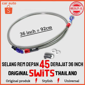 สายเบรคสวิทช์ 36 นิ้ว หัว45 เวฟ110i , เวฟ125 , ซุปเปอร์คัพ , โซนิค , เทน่า , ls ***ของแท้ต้องมีสติ๊กเกอร์**