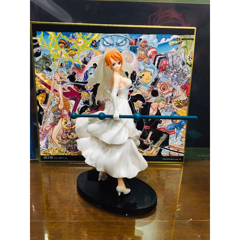 (SC) แท้100% นามิ ชุดแต่งงาน Nami Wedding B Sc SCultures แมวทอง One piece วันพีช Model โมเดล Figures