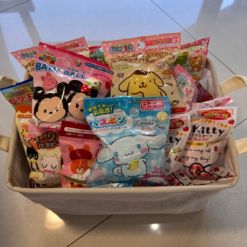 Bath Bomb Disney Sanrio จากญี่ปุ่น พร้อม Surprise ข้างใน พร้อมส่งจากไทย