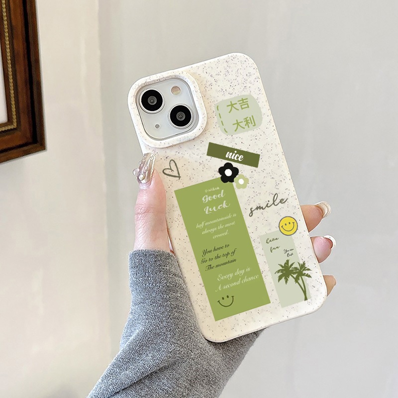 หุ้นไทย + ฝาครอบโทรศัพท์มือถือป้องกัน for iPhone 11 14 15 Pro Max XR 6 6s 7 8 Plus XS Max 13 12 Pro SE กรณีทาสีการ์ตูน