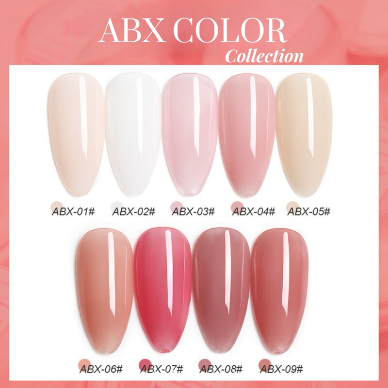 ✨ Asสีไซรัป Collection ABX แบบแยกขาย พร้อมส่ง สีน้ำเชื่อม สีสุขภาพดี มีให้เลือก 9 สี
