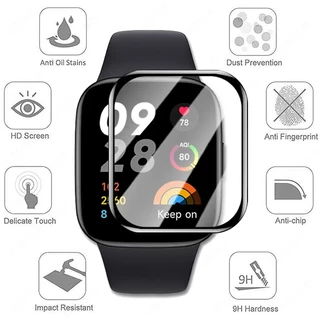 ฟิล์มกันรอยหน้าจอโค้ง 3D Redmi watch 2 lite Redmi watch 3/3 active Redmi watch4/Redmi Watch 5 Active ป้องกันรอยขีดข่วน