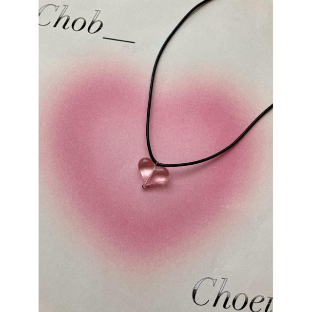 Heart necklace💗สร้อยหัวใจy2k