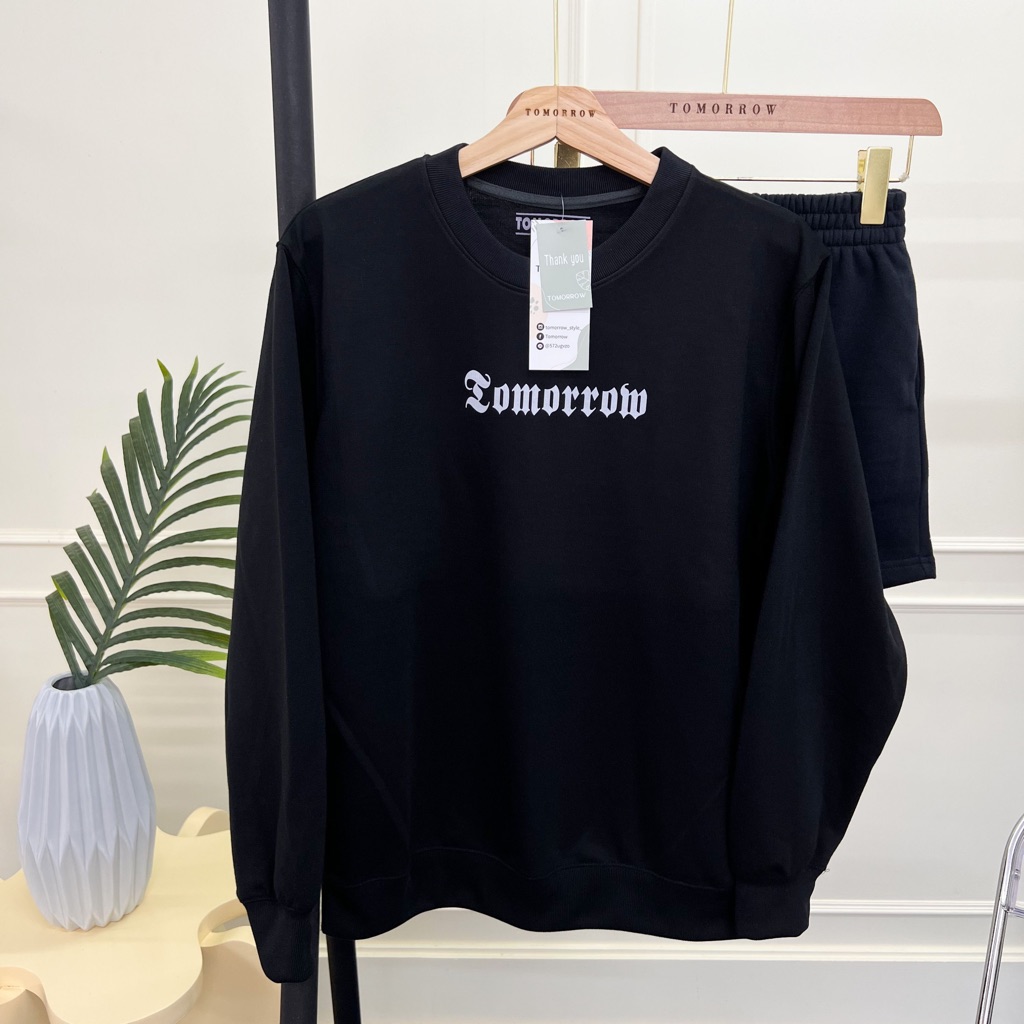 TOMORROW-เสื้อแขนยาว Sweater รุ่น T-5001 TOMORROW  CENTER