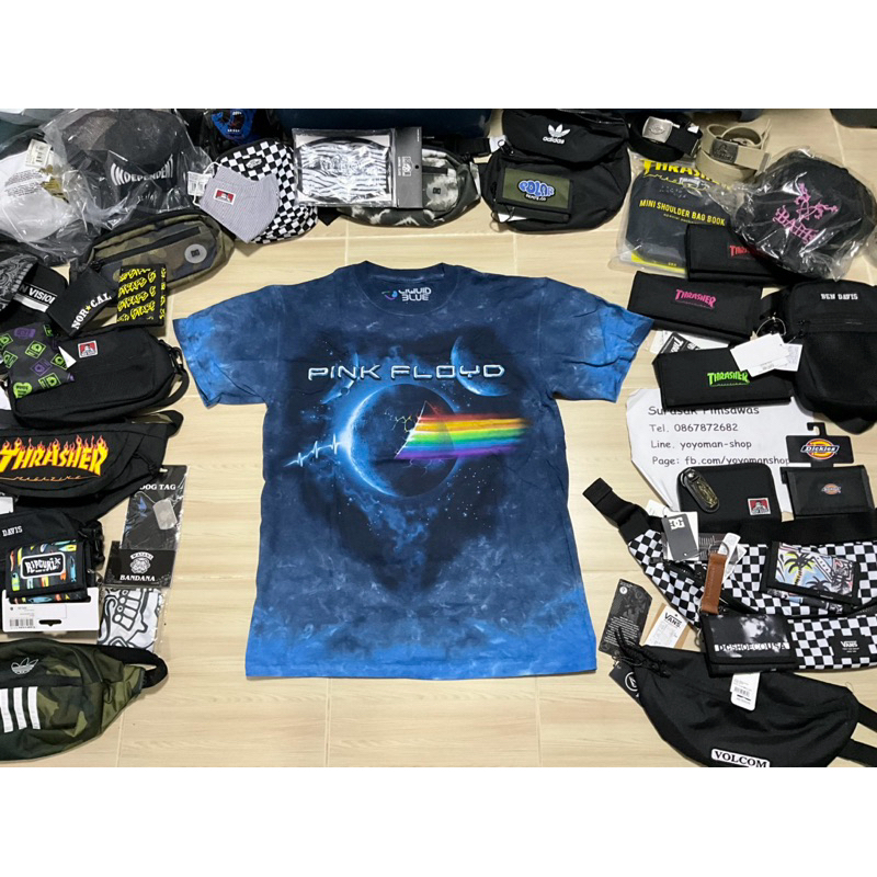 เสื้อมัดย้อม Pink Floyd ของแท้มือ1 size M