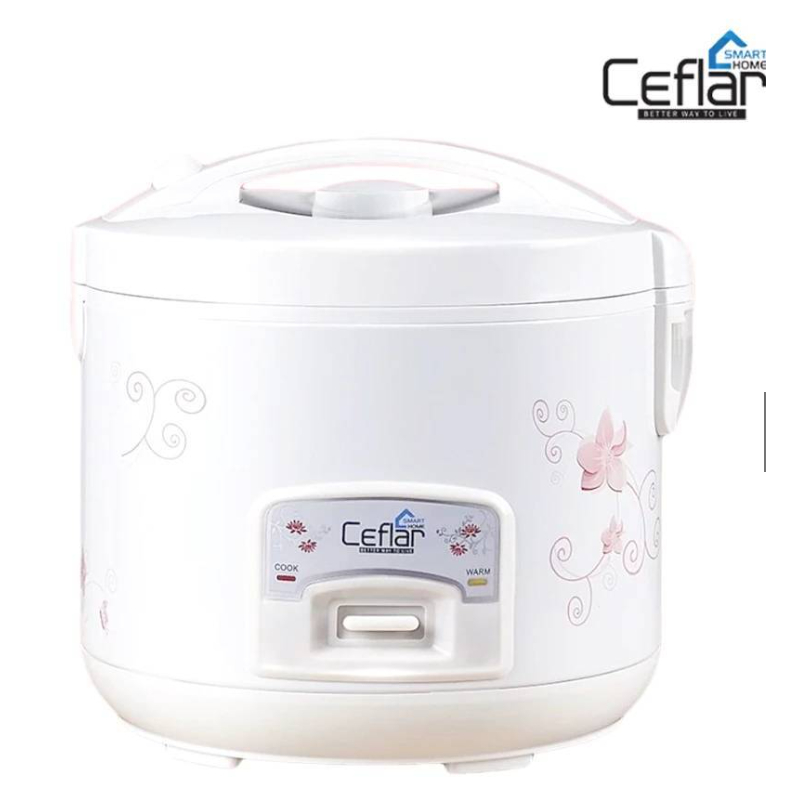 Ceflar หม้อหุงข้าว อุ่นทิพย์ รุ่น RC-100 ความจุ 1 ลิตร กำลังไฟ 400W รับประกัน 1 ปี