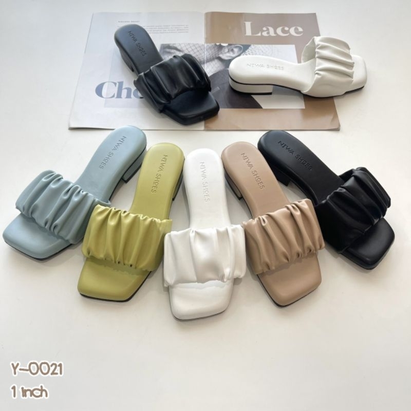 รองเท้าแตะ รองเท้าแตะมีส้น รองเท้า Niwa Shoes รหัสสินค้า Y-0021