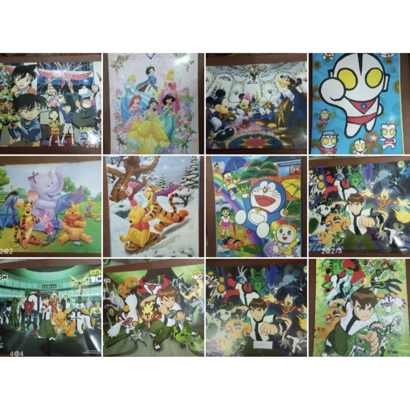 โปสเตอร์การ์ตูน ขนาด 39 * 53 เซนติเมตร