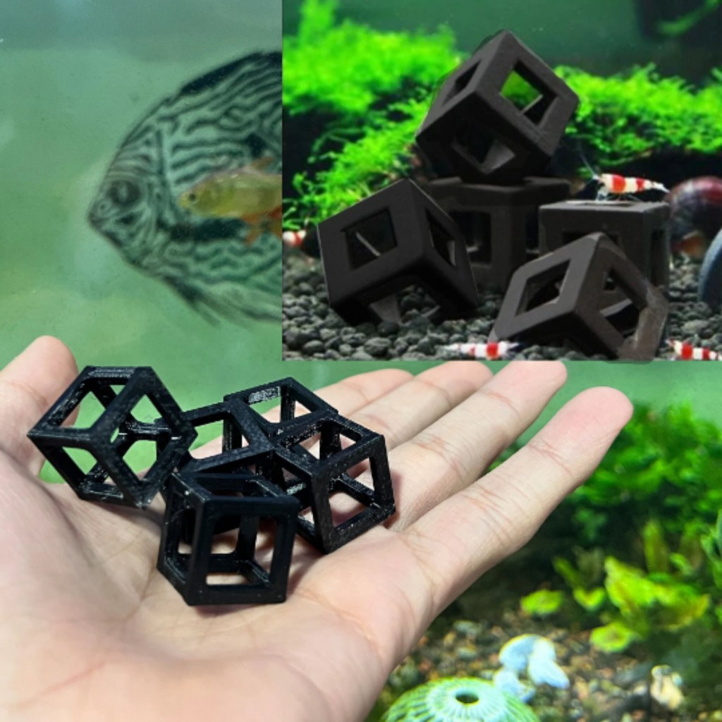 เซรามิคบ้านกุ้ง บ้านปลา ถ้ำปลา ที่หลบภัยให้กุ้ง ทำจากเซรามิค ดินธรรมชาติ  บ้านกุ้งแคระ บล็อกกุ้ง บ้านกุ้ง ปลา ไม้น้ำ ตู้ - รูปที่ 5