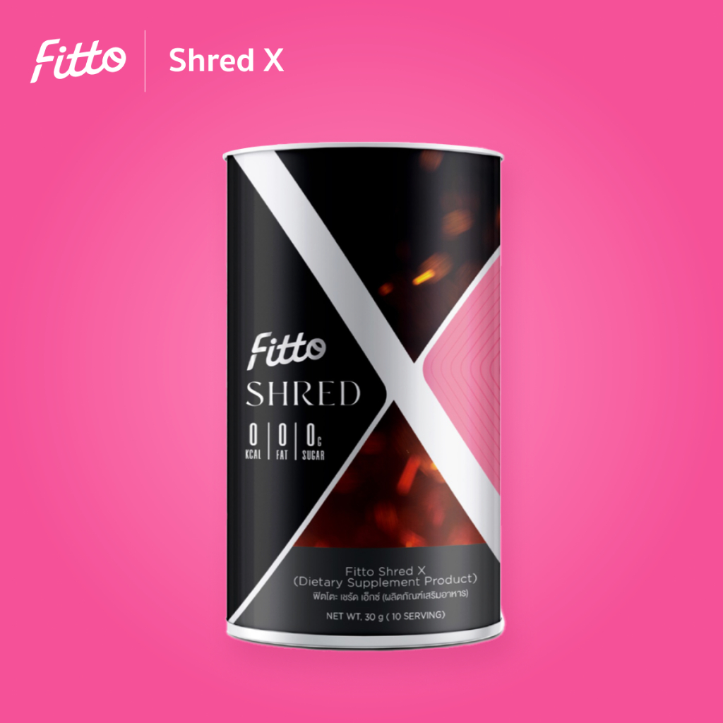 Fitto Shred X Raspberry Lime ฟิตโตะ เชร้ด เอ็กซ์ กลิ่นราสพ์เบอร์รี่มะนาว