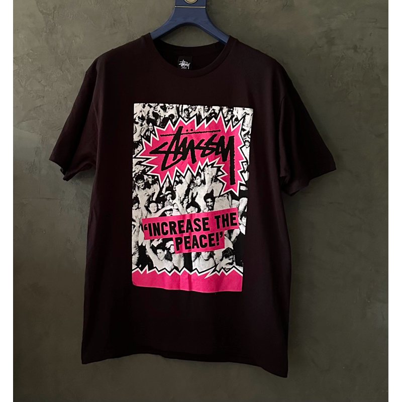 (พร้อมส่ง ✨มือสอง สภาพดี) Stussy L อก 43 นิ้ว