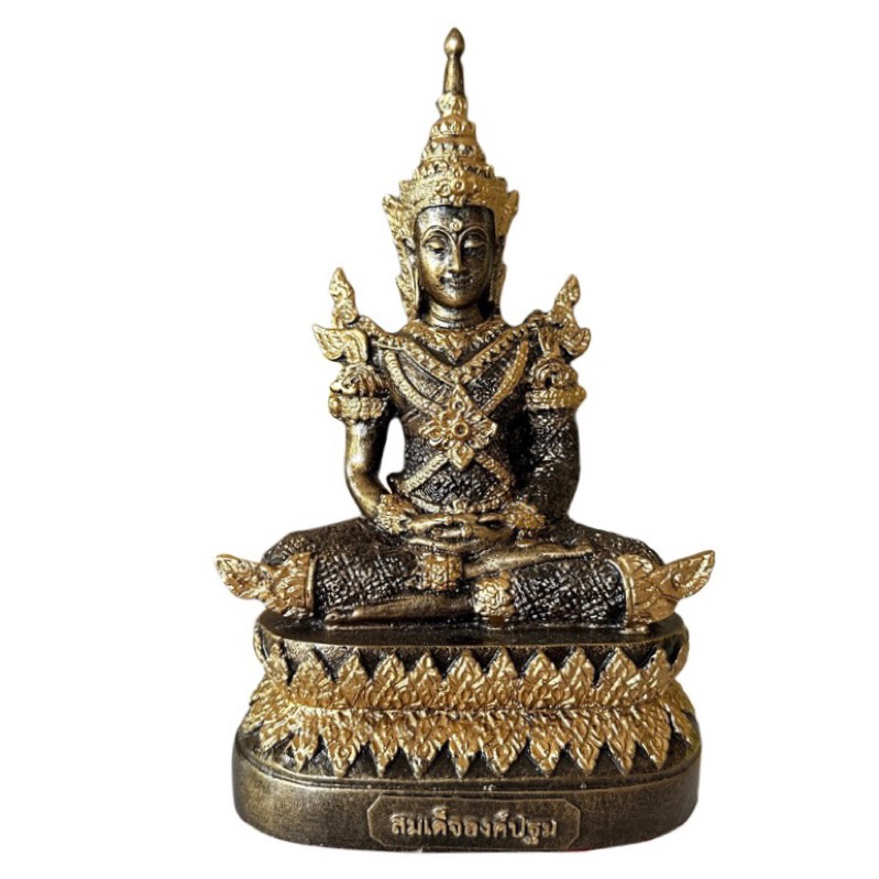 สมเด็จองค์ปฐมบรมมหาจักรพรรดิ์ พระสมเด็จจักรพรรดิ์ หน้าตัก 5 นิ้ว หล่อจากมวลสารแร่เหล็กน้ำพี้ หน้าตัก 5 นิ้ว วัตถุมงคล