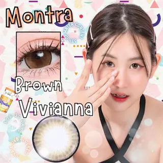 คอนแทคเลนส์🌈Vivianna🌈 Brown / Gray / Black (Montra) ขนาดบิ๊กอาย💖