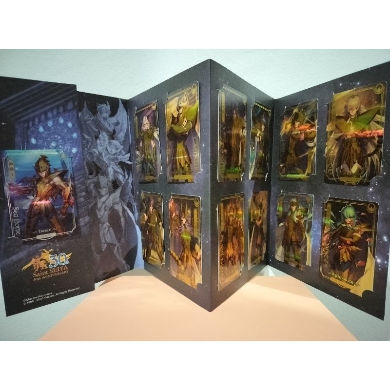 🇹🇭 สมุด + การ์ด อนิเมะ saint seiya 30th Anniversary ลิขสิทธิ์แท้! ได้การ์ด 13 ใบ สมุด 1 ใบ การ์ดสวยว