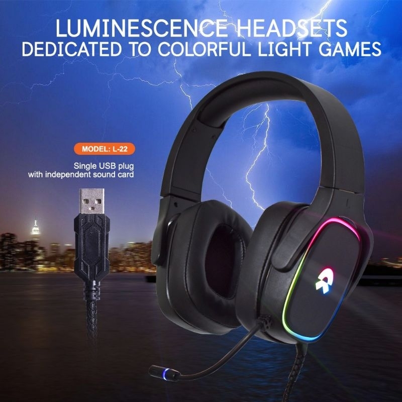 หูฟัง oker DREAM STEALER 7.1 HEADSETS L-22 L22