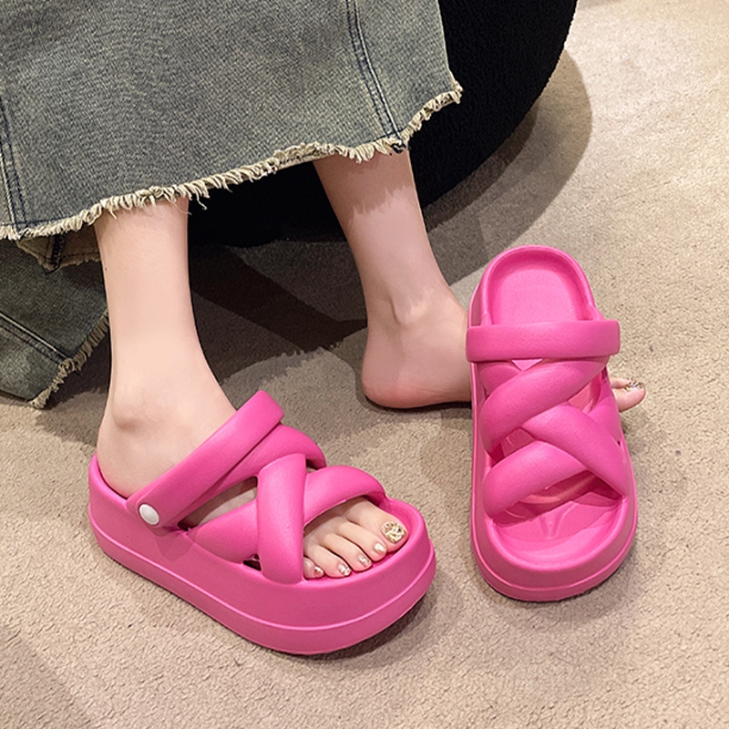 Luckkyshoes รองเท้าแตะแฟชั่นสไตล์สาวเกาหลี ดีไซน์เรียบหรู แต่ใส่แล้วจึ้งแน่นอน ยางมีคุณภาพ ราคาถูกม๊ากก รีบมาตำค้า