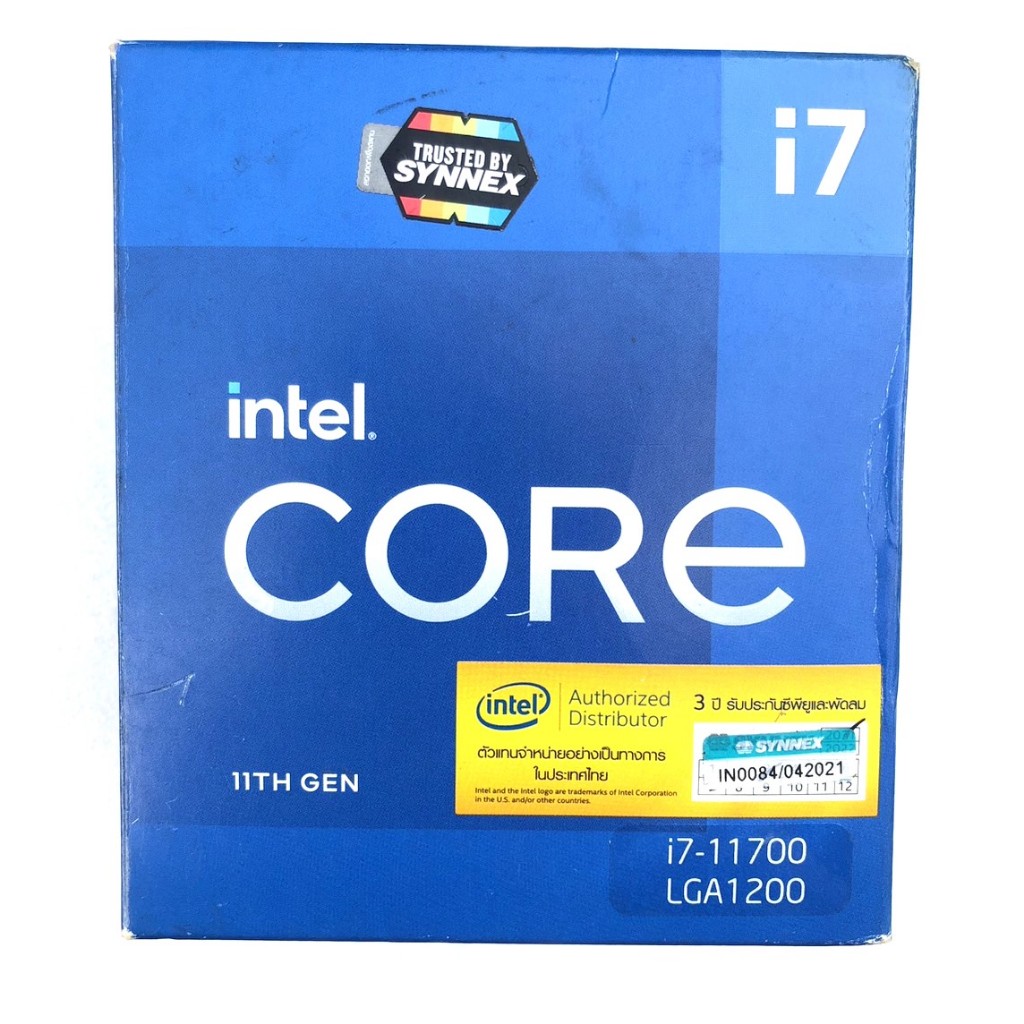 CPU (ซีพียู) INTEL CORE I7-11700 2.5 GHz (SOCKET LGA 1200) มือสอง