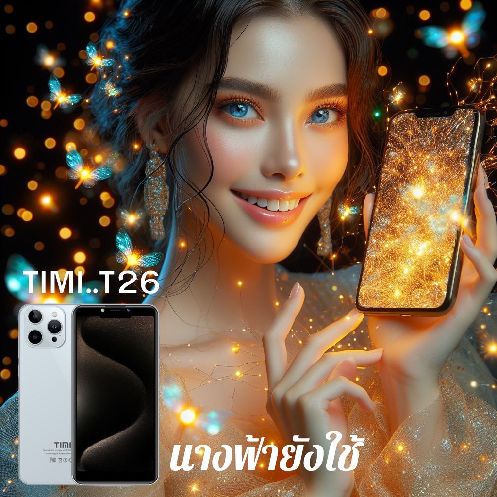 (ส่งฟรี) TIMI T26  (6+128GB) โทรศัพท์มือถือ Android 11 จอใหญ่ 6.5 นิ้ว แบตเตอรี่ 5500mAh กล้อง 13MP 