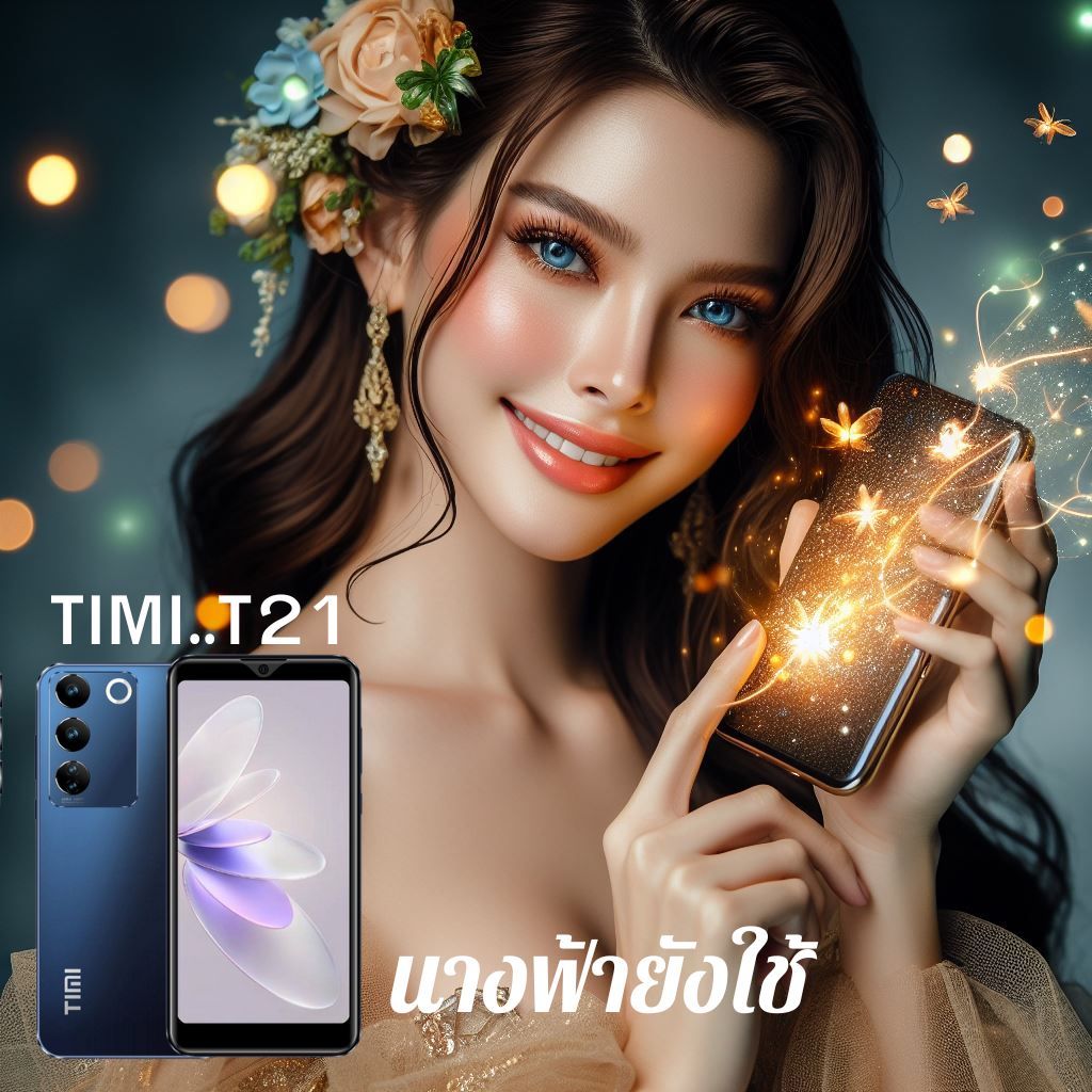 (ส่งฟรี) TIMI T21 (6+128GB) โทรศัพท์มือถือ Android 11 จอใหญ่ 6.5 นิ้ว แบตเตอรี่ 5500mAh กล้อง 13MP ประกันศูนย์ไทย 1 ปี