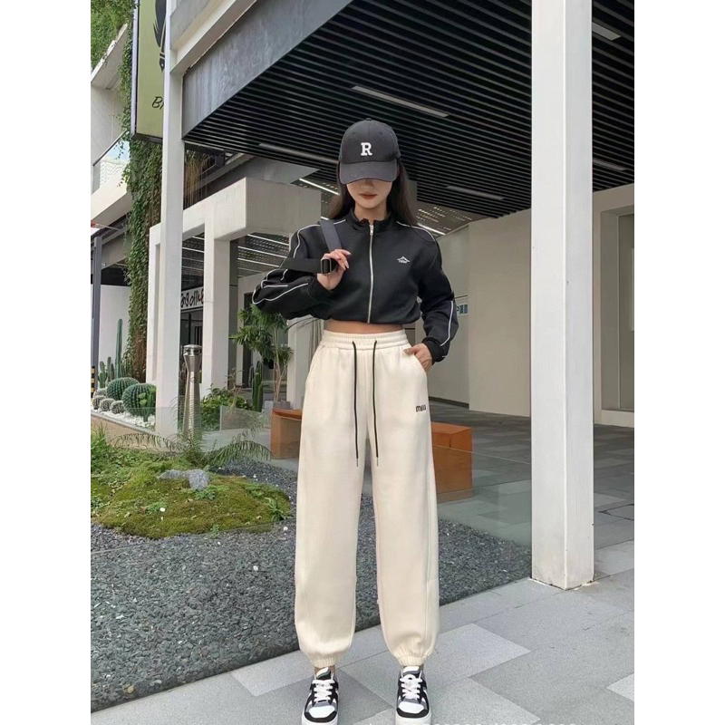 กางเกงขายาวรุ่นmiumiu