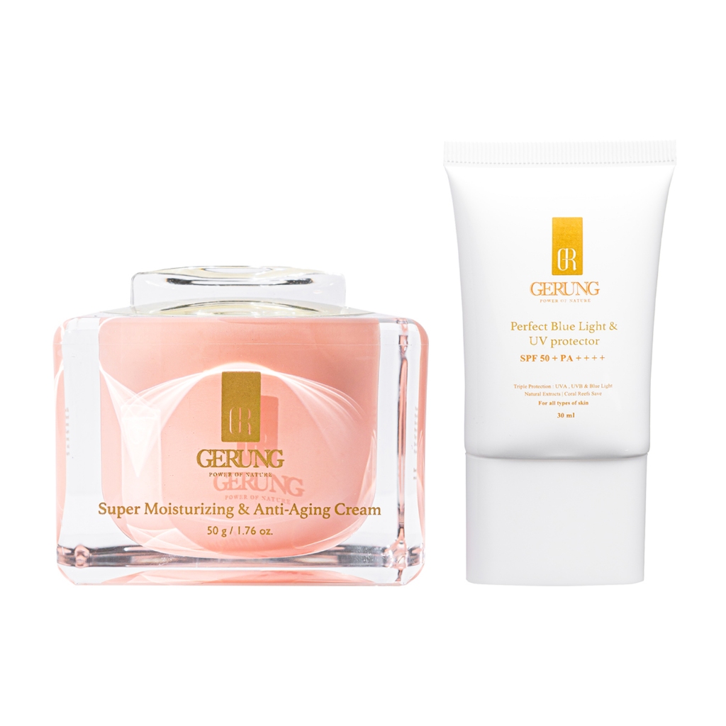 ครีมจีรัง 50 กรัม 1 กระปุก + ครีมกันแดดจีรัง 30 มล. 1 หลอด