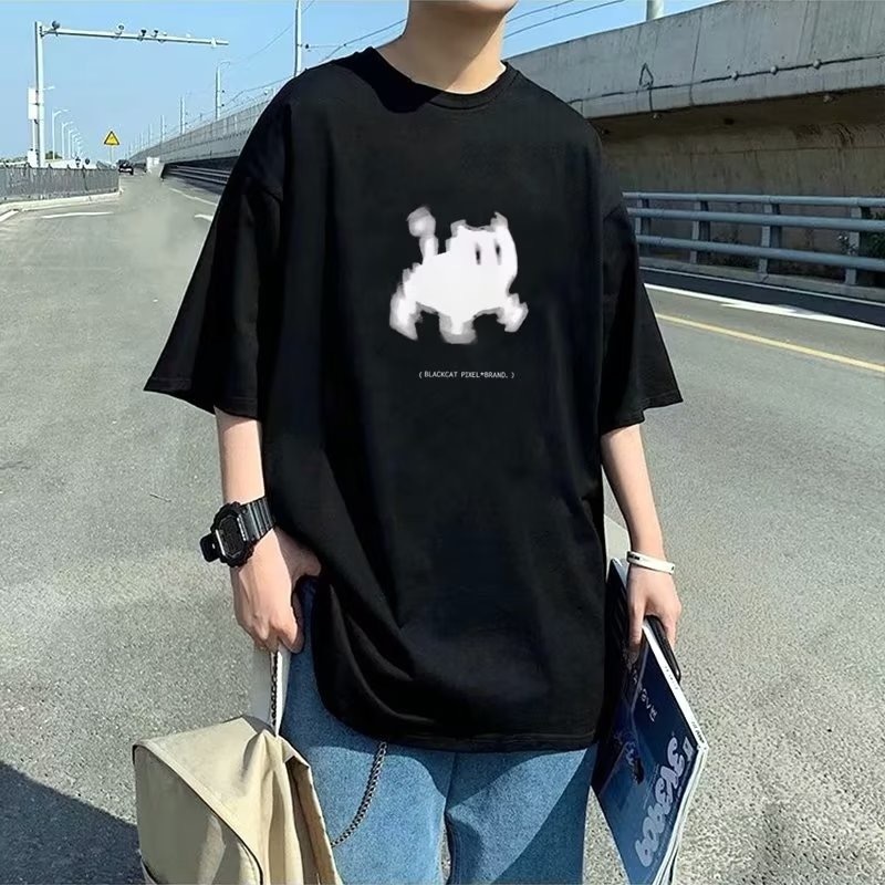 Se7en shop เสื้อยืดคอกลมแขนสั้น เสื้อยืด unisex รุ่น M2220