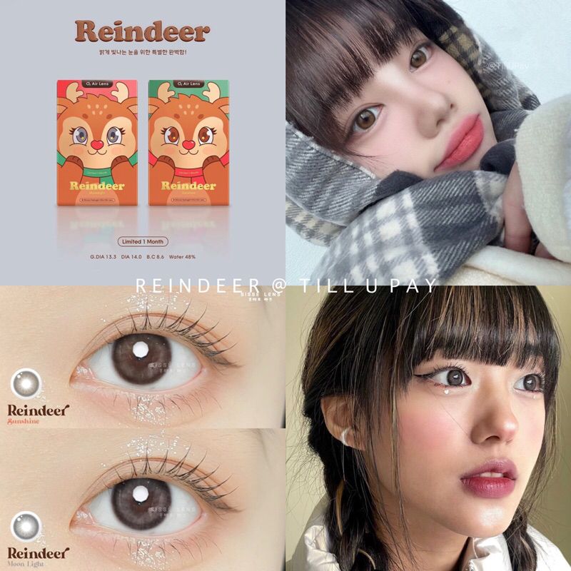 *Limited* REINDEER SERIES สี Sunshine / Moonlight by Sissè lens (รายเดือน)