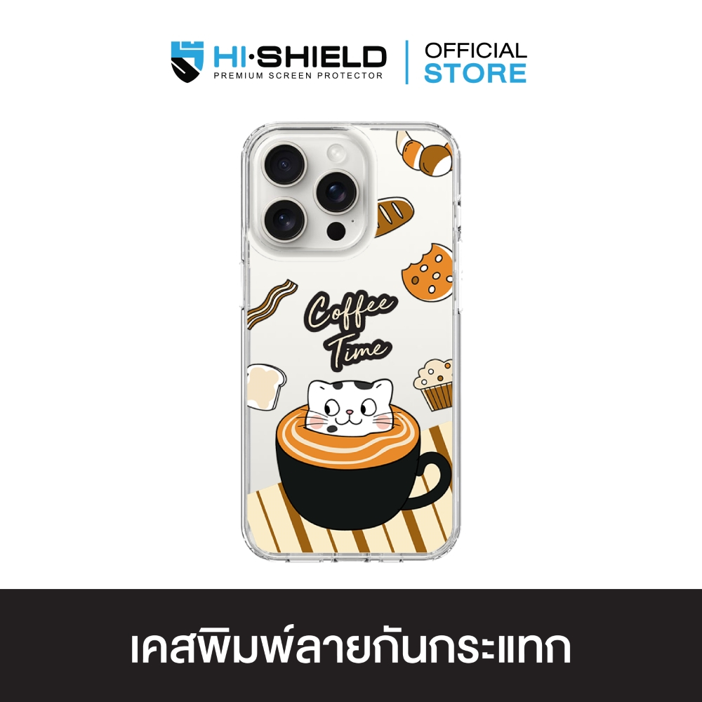 HI-SHIELD เคสใสกันกระแทก iPhone รุ่น Kitty Koff [เคส iPhone15][เคส iPhone14]