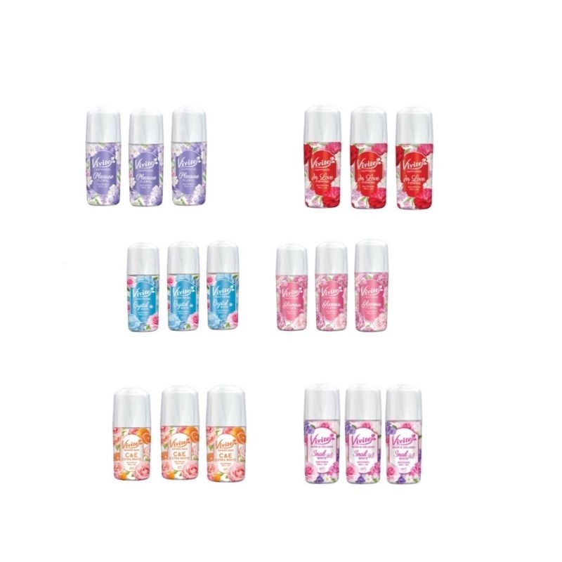 (แพ็ค 3 ชิ้น) Vivite วีไวต์ โรลออน