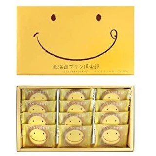 [พร้อมส่ง]Hokkaido Pudding Club 12P ขนมคุ๊กกี้พุดดิ้ง 1 กล่อง บรรจุ 12 ชิ้น