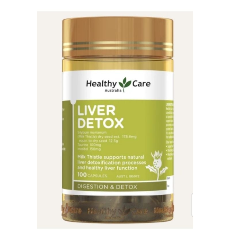 Healthy Care Liver Detox 100 Capsules
