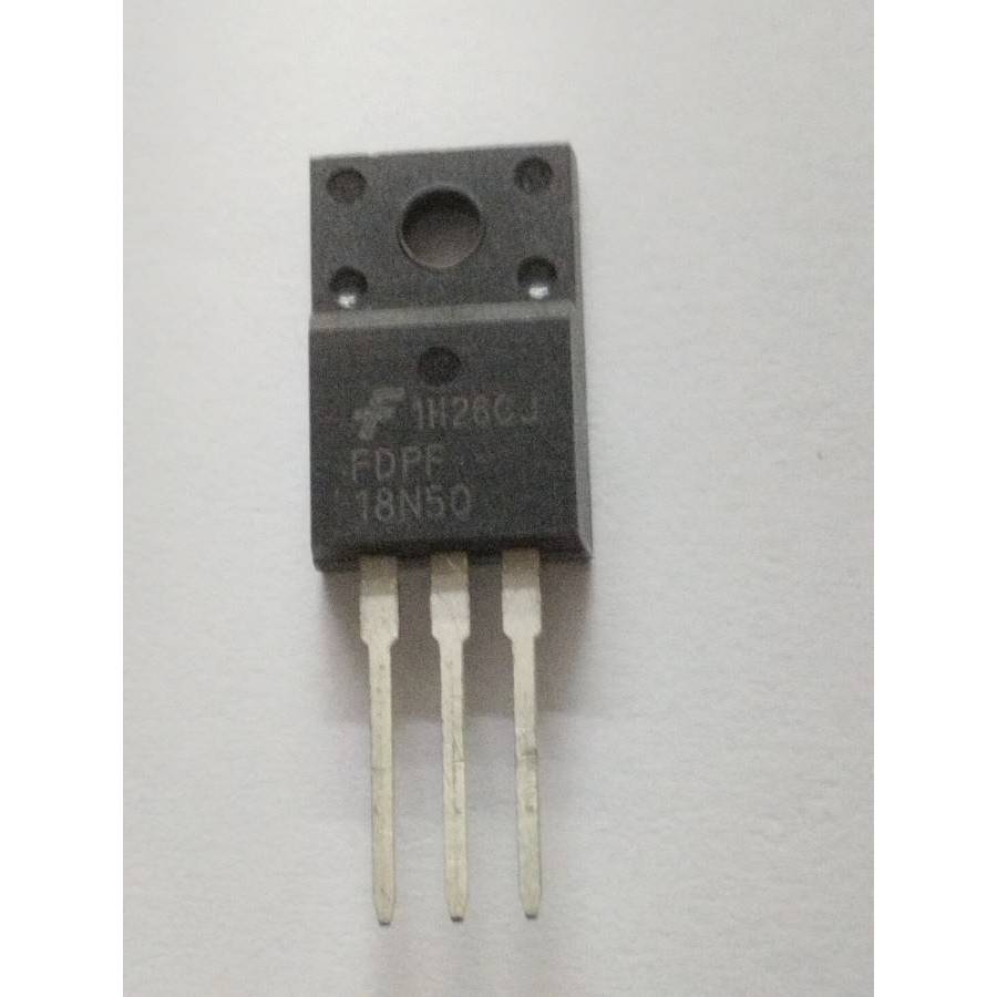 0001202 FDPF18N50 มอสเฟต18N50 TO -220F  Mosfet อะไหล่สำหรับช่างซ่อมเเผงวงจรอิเล็กทรอนิกส์