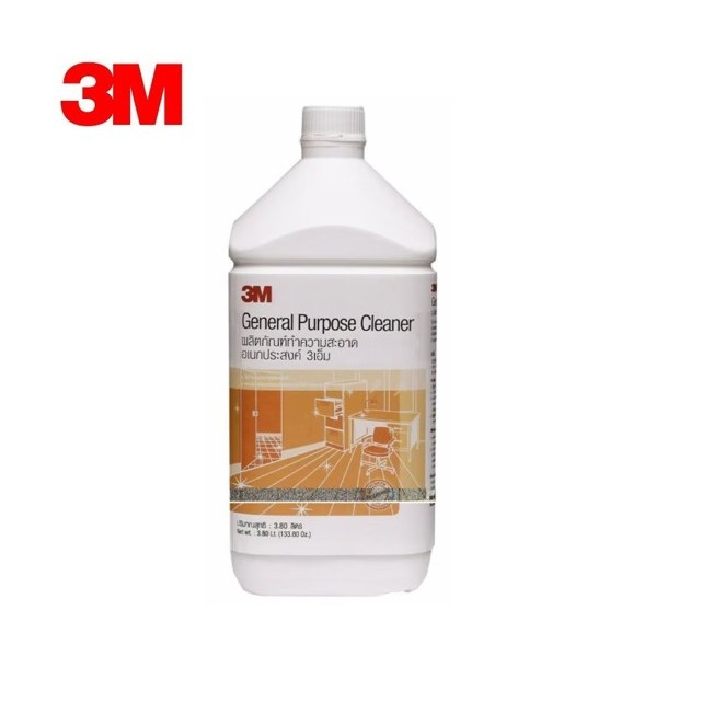 น้ำยาเอนกประสงค์3M GENERAL PURPOSE CLEANER ผลิตภัณฑ์ทำความสะอาดอเนกประสงค์ ขนาด 3.8 ลิตร