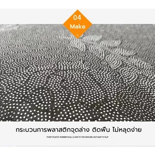 พรมเช็ดเท้า พรมปูพื้น พรมดักฝุ่น รมเช็ดเท้า ขนาด40*60cm มีกันลื่น ลายการ์ตูน พรมเช็ดเท้าแต่งบ้าน ซักได้ การดูดซึมน้ำที่