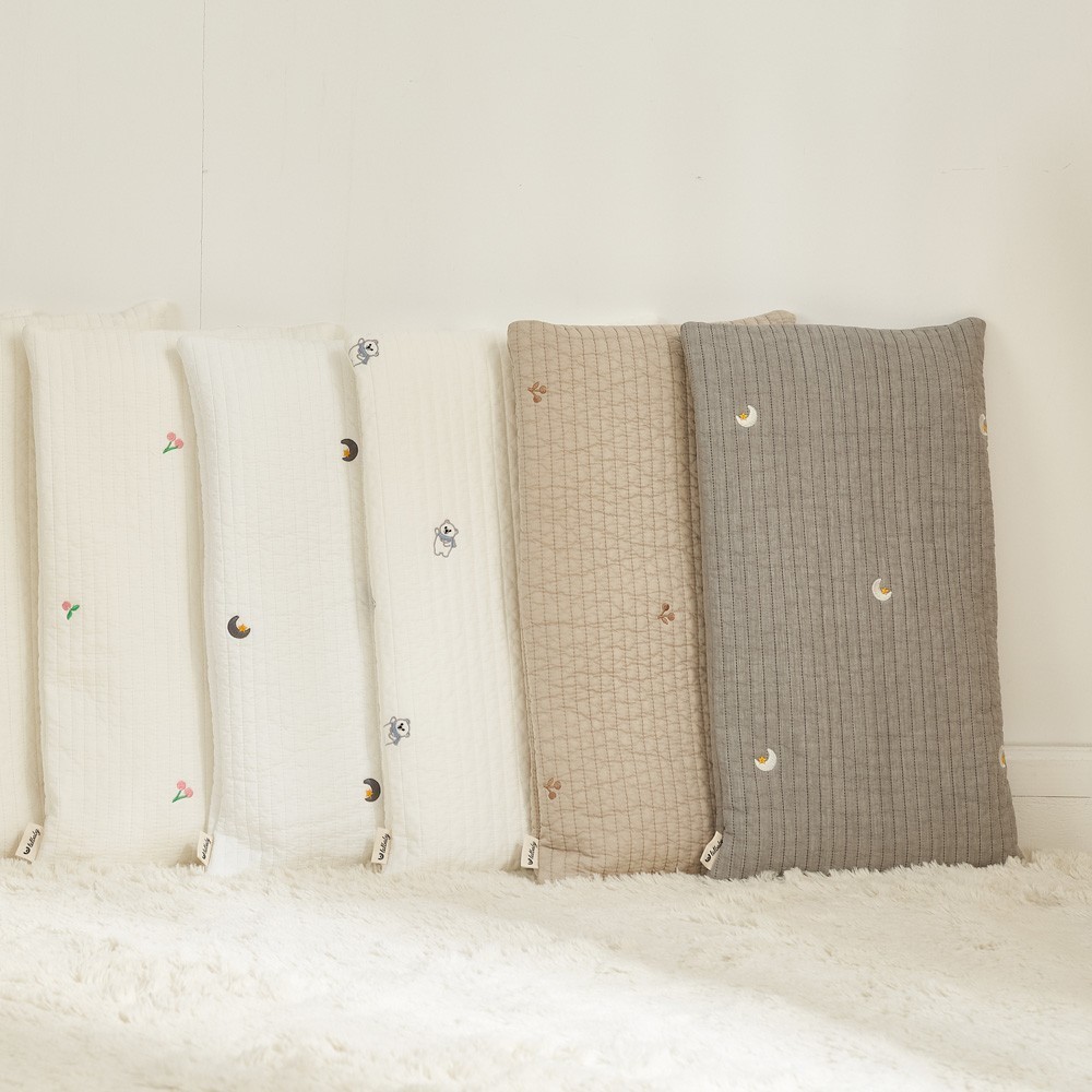 LOLBaby หมอน 3D Mesh หายใจผ่านได้ งานลายปัก น่ารักมินิมอล